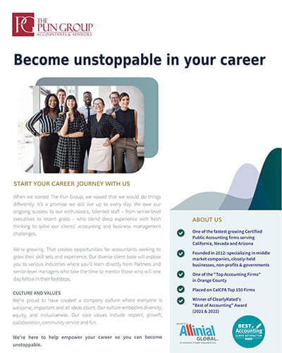 Download Our Careers Brochure