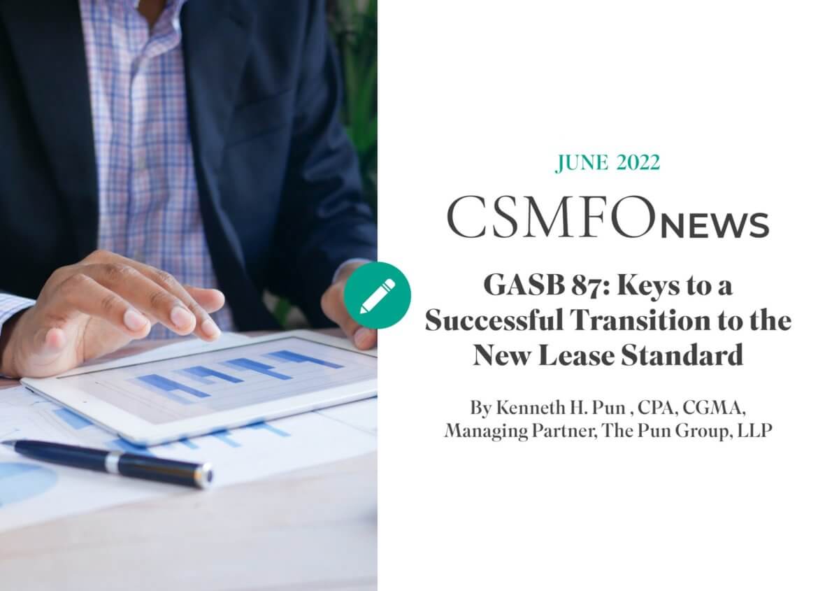GASB 87: Keys To A Successful Transition To The New Lease Standard