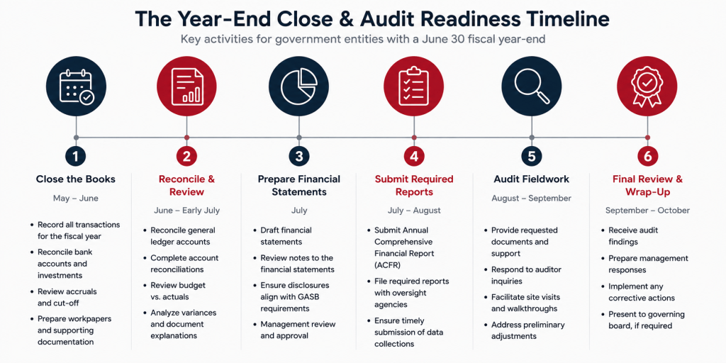 The Year-End Close & Audit Readiness Timeline